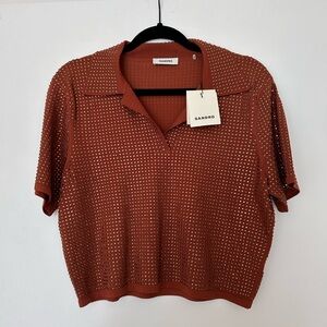 Sandro Embellished Top